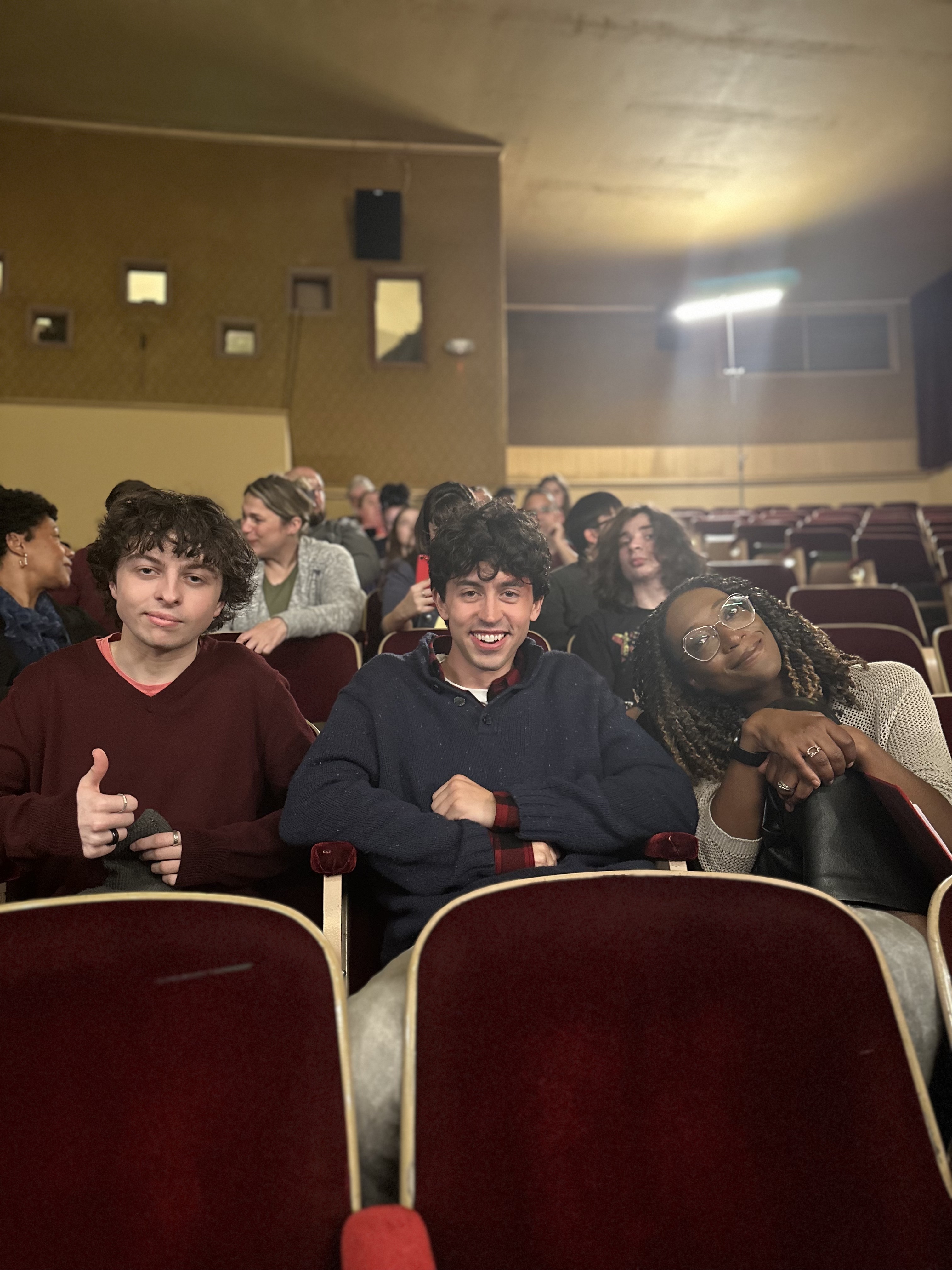 Actors and Director in Theater